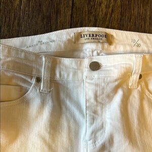 Liverpool Los Angeles Crisp White Jeans
